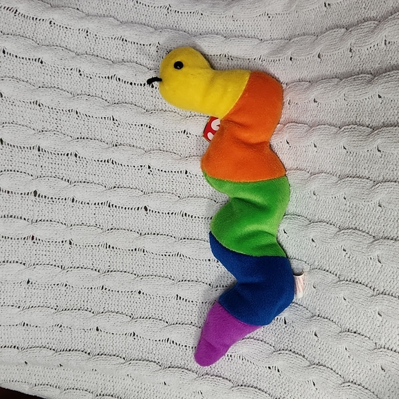 🕸Vintage Ty Beanie Baby Original Inch The Worn P.V.C. Pellets - Picture 2 of 8